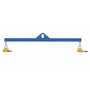 Vestil Steel Magnetic Spreader Beam 96 In, 2,000 Lb. Cap, Blue