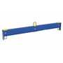 Vestil Steel Adjustable Spreader Beam 128-1/2 In 10,000 Lb. Cap, Blue