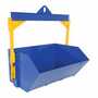 Vestil Steel Self Dumping Bin 2 Cubic Yard 6,000 Cap, Blue