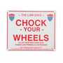 Vestil Reflective Enamel Wheel Chock Sign