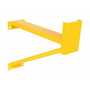 Vestil Steel Dock Shelter Guard Post 36 in, Yellow