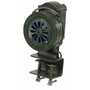 Vestil Steel Warning Siren Hand Crank Metal Bracket Mount Army Green