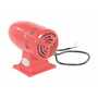 Vestil Steel Warning Siren DC Powered Red