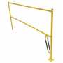 Vestil Steel Safety Lift Gate 8 Ft. Lowered Gate Width Yellow