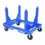 Vestil SPC-3654-VB V Bottom Material Cart 5K Blue