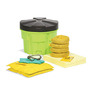 SpillTech SPKHZ-20-HV HazMat 20-Gallon Hi-Viz Overpack Drum Spill Kit
