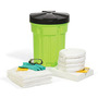 SpillTech SPKO-30-HV Oil-Only 30-Gallon Hi-Viz OverPack Drum Spill Kit