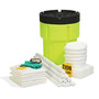 SpillTech SPKO-65-HV Oil-Only 65-Gallon Hi-Viz OverPack Drum Spill Kit