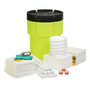 SpillTech SPKO-95-HV Oil-Only 95-Gallon Hi-Viz OverPack Drum Spill Kit