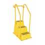 Vestil SPN-3-YL-HR-BR-PO 3 Stp Poly Nestble w/Hnd&Bck CST