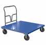 Vestil Steel Platform Hand Truck 48 In x 48 In 3,600 Lb. Cap, Blue