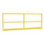 Vestil SQ-108-TB Safety Handrail w/Toe Board 108"L