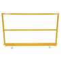 Vestil SQ-60-TB-HWR Handrail w/Toe Board and Hardware 60"