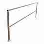 Vestil Aluminum Safety Handrail 120"Length