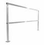 Vestil Aluminum Safety Handrail 84"Length