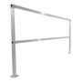 Vestil Aluminum Safety Handrail 96"Length