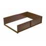 Vestil Pour In Place Shell 6'x10' Brown