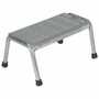 Vestil Aluminum 1 Step Stand 500 Lb. Cap, Silver