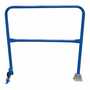 Vestil Dock Swing Gate 4'Length Blue