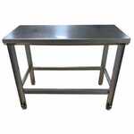 SSL Industries SSL-1001-A Stainless Steel Prep Table, with Adjustable Pads