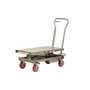 Vestil 304 Stainless Steel Scissor Cart 1,000 Lb. Cap, Silver