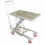 Vestil 304 Stainless Steel Scissor Cart 200 Lb. Cap, Silver