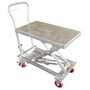 Vestil 304 Stainless Steel Scissor Cart 400 Lb. Cap, Silver