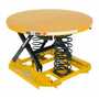 Vestil Steel Top Spring Scissor Table 4,500 Lb. Cap, Silver