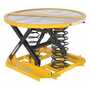 Vestil Steel Spring Scissor Table 4,500 Lb. Cap, Black / Yellow