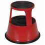 Vestil STEP-17-R 17" Top Step H Roll Step Stool Red