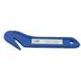 Vestil High Density Plastic Stretch Wrap Film Knife 7 In. x 2 In. Blue