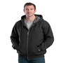Berne SZ413 Heritage Full-Zip Hooded Sweatshirt, M, Black
