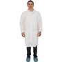 Safety Zone M1710W-EW Polypropylene Disposable White Lab Coat