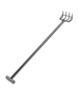 Sani-Lav 2075SR Super reinforced drag fork - 4 tines, 9" long.