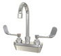 Sani-Lav 27 Faucet with a 5.75" swivel spout and 2.5" wing levers