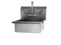 Sani-Lav 504F Wall mount sink with faucet