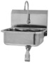 Sani-Lav 5051 Wall mount sink with single knee pedal valve