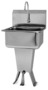 Sani-Lav 5211 Floor mount sink with single foot pedal valve
