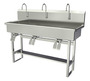 Sani-Lav 56FK2 Floor mount wash-station with double KNEE pedal