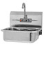 Sani-Lav 605FL Wall mount sinks with faucet