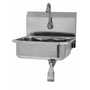 Sani-Lav 605L Wall mount sink with single knee pedal valve