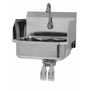 Sani-Lav 607D Wall mount sink with double knee pedal valve and