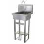 Sani-Lav 725.5 Floor mount sink with double foot pedal valve, 0.5