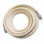 Sani-Lav H100W3 White 100' wash-down hose with Stainless steel