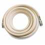 Sani-Lav H50W3 White 50' wash-down hose with Stainless steel 3/4"