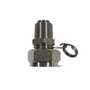 Sani-Lav N11S Stainless steel swivel hose adapter with 1/2" NPT
