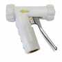 Sani-Lav N1TW White, Brass industrial spray nozzle with 3/4" GHT