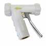 Sani-Lav N1W White, Brass industrial spray nozzle with 3/4" GHT