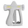 Sani-Lav NP1W Ergonomic White Standard-Flow Spray Nozzle with