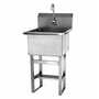 Sani-Lav U2424A Floor mount utility sink with AC powered sensor